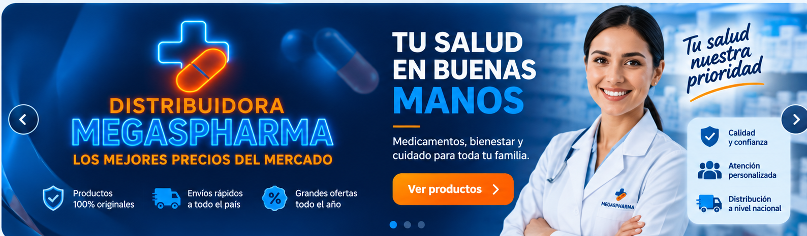 MEGASPHARMA - Tu salud en buenas manos